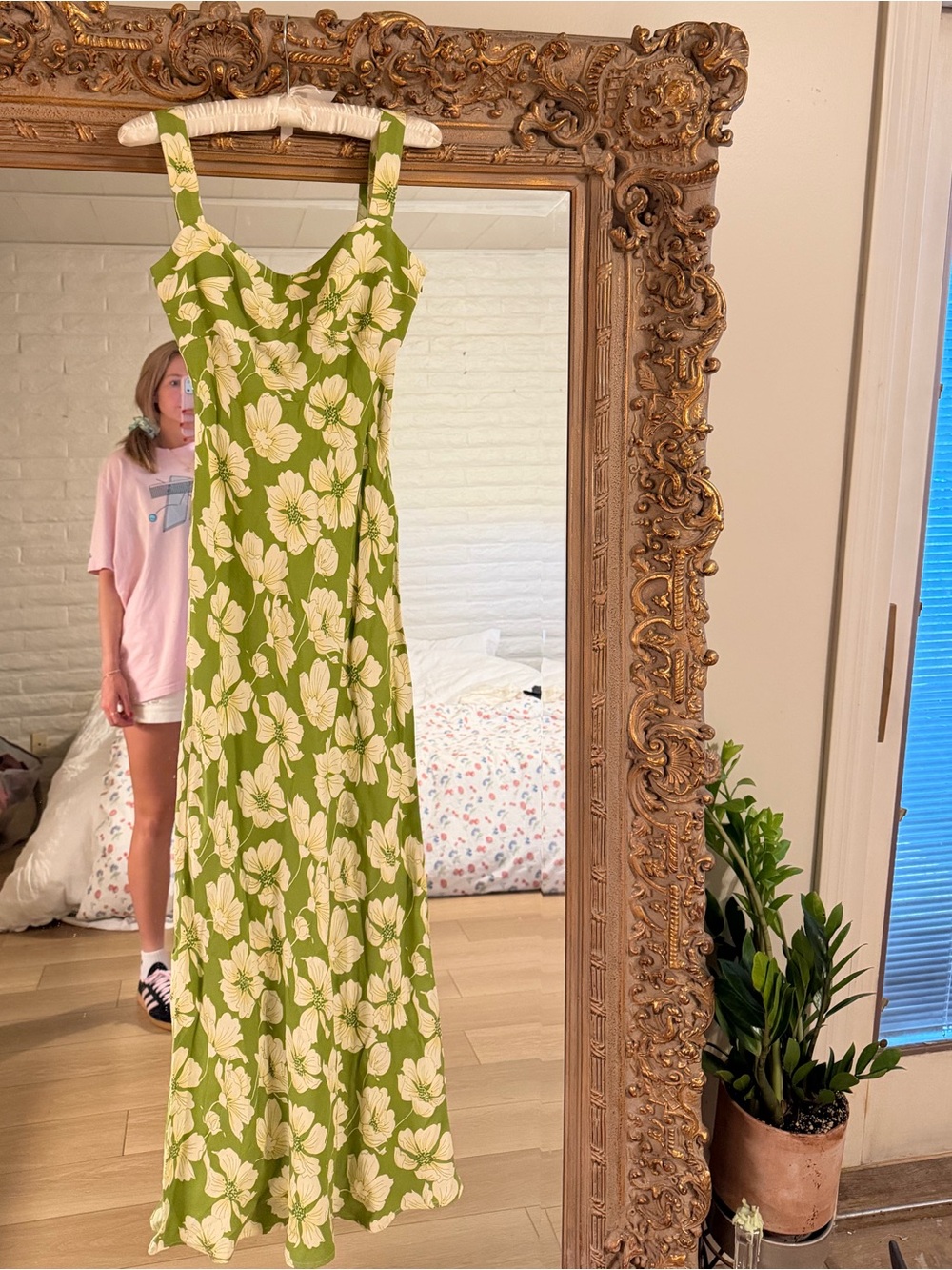 Reformation Floral Slip Midi Dress👒 - Picture 3 of 4